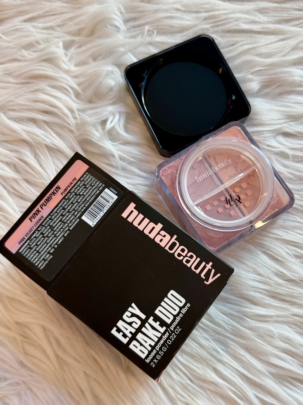 ⭐️NEW IN BOX⭐️ HUDA BEAUTY | Easy Bake Duo Loose Setting Powder | Pink Pumpkin